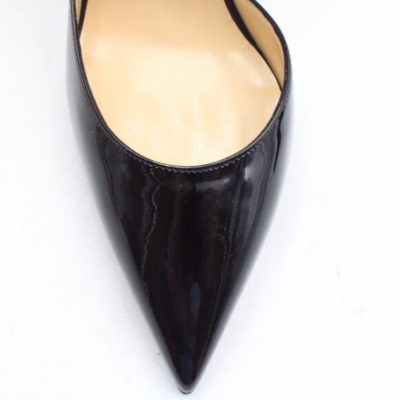 Christian Louboutin Black Patent Leather Heels - Picture 10 of 12